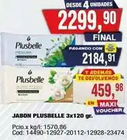 Maxiconsumo Plusbelle - jabon 3x120 gr oferta