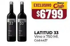 Diarco Latitud 33 vino oferta