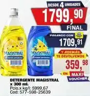 Maxiconsumo Magistral - detergente magistral x 300 ml oferta
