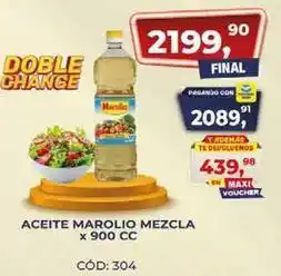Maxiconsumo Marolio aceite mezcla oferta