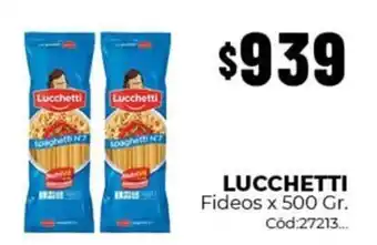 Lucchetti fideos spaghetti