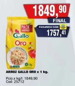 Maxiconsumo Gallo arroz oro oferta