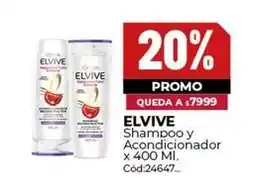 Diarco Elvive - shampoo y acondicionador x 400 ml. cód:24647 oferta