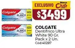 Diarco Colgate dentífrico ultra white oferta