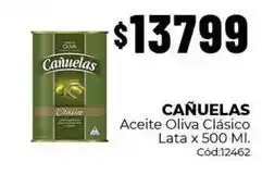 Diarco Cañuelas - aceite oliva clásico lata x 500 ml oferta