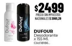 Diarco Dufour - desodorante x 155 ml. cód:18186 oferta
