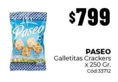 Diarco Paseo - galletitas crackers cód:33712 oferta
