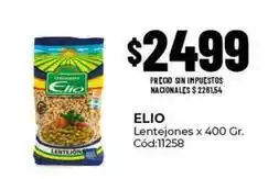 Diarco Elio - lentejones x 400 gr. cód:11258 oferta
