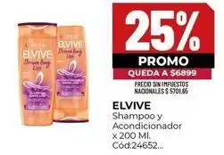 Diarco Elvive - shampoo y acondicionador oferta