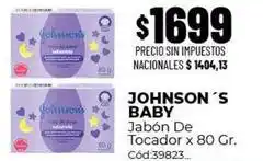 Diarco Johnson's - jabón de tocador x 80 gr. cód:39823 oferta