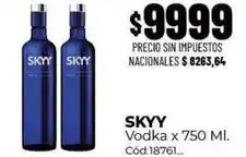 Diarco Skyy - vodka x 750 ml oferta