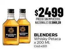 Diarco Blenders - whisky petaca x 200 ml. cód:4501 oferta
