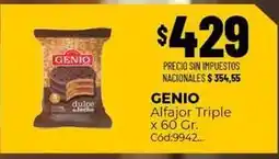 Diarco Alfajor triple x 60 gr. cód:9942 oferta