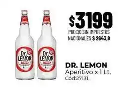 Diarco Dr. lemon - aperitivo x 1 lt oferta