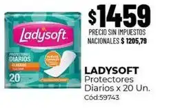 Diarco Ladysoft - protectores diarios x 20 un oferta