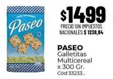 Diarco Paseo - galletitas multicereal cód:33233 oferta