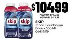 Diarco Skip - jabón líquido para diluir x 500 ml. cód:17919 oferta