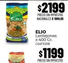Diarco Elio - lentejones x 400 gr oferta