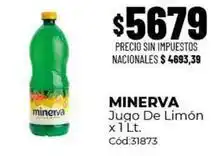 Diarco Minerva - jugo de limón x 1 lt. cód:31873 oferta