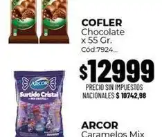 Diarco Cofler - chocolate x 55 gr oferta