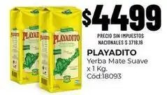 Diarco Playadito - yerba mate suave x 1 kg. cód:18093 oferta
