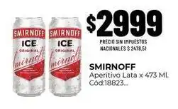 Diarco Smirnoff - aperitivo lata x 473 ml. cód:18823 oferta