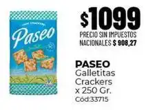 Diarco Paseo - galletitas crackers oferta