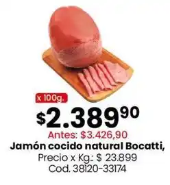 Coto Bocatti - jamón cocido natural oferta