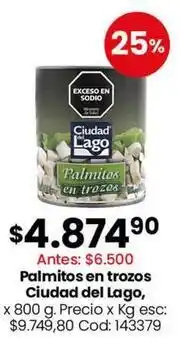 Coto Ciudad del lago palmitos en trozos oferta