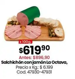 Coto Salchichón con jamón oferta