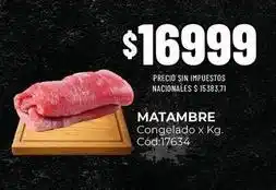 Diarco Matambre congelado x kg. cód:17634 oferta