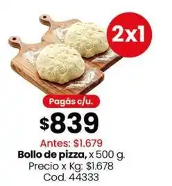 Coto Bollo de pizza oferta