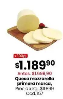 Coto Queso mozzarella oferta
