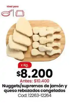 Coto Ideal - nuggets/supremas de jamón y queso rebozados congelados cod: 12263-12264 oferta