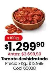 Coto Tomate deshidratado oferta