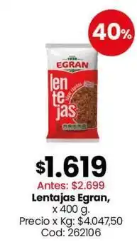 Coto Egran lentajas oferta