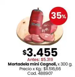 Coto Cagnoli - mortadela mini oferta