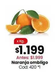 Coto Naranja ombligo cod: 420 *1 oferta