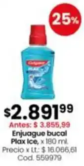 Coto Colgate enjuague bucal plax ice oferta
