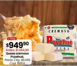 Coto Queso cremoso puyehue, cod. 18804 oferta