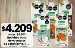 Coto La serenísima - bebida a base de vegetales x 1l oferta