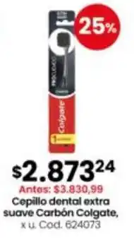 Coto Colgate - cepillo dental extra suave carbón oferta