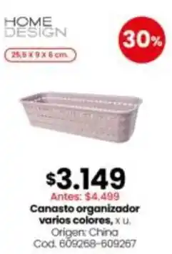Coto Origen - canasto organizador oferta
