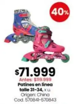 Coto Origen - patines en línea oferta