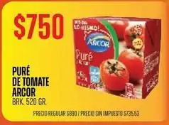 Supermercados Vea Arcor - puré de tomate oferta