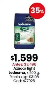 Coto Ledesma - azúcar light oferta