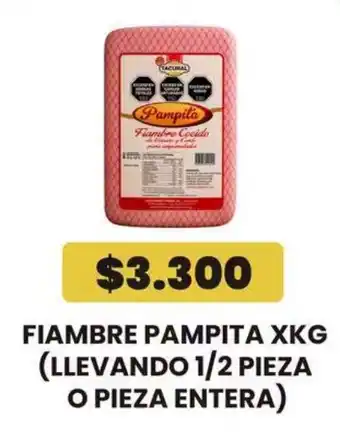 Autoservicio Capo Pampita fiambre cocido oferta