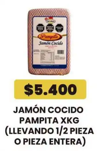 Pampita jamón cocido
