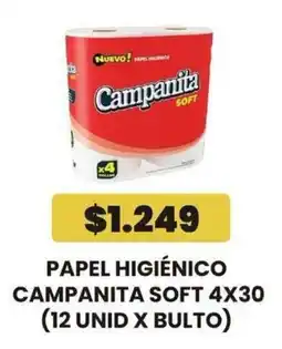 Autoservicio Capo Campanita papel higiénico soft oferta