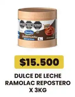 Autoservicio Capo Ramolac dulce de leche repostero oferta